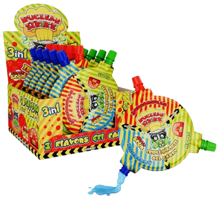 NUCLEAR STRIKE TRIPLE STRIKE 45g ovocný gel (Balenie:15ks 1ks od 0,65eur)