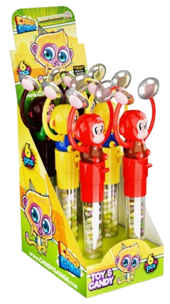 CANDY GANGS MUSIC MONKEY 10g hračka s cukríkmi (Balenie:6ks 1ks od 1,10eur)