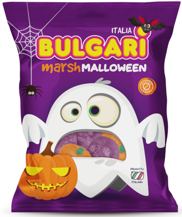 BULGARI HALLOWEEN 150g marshmallow cukríky