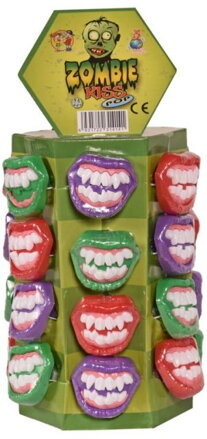ZOMBIE KISS 15g lízatko s hračkou (Balenie:24ks 1ks od 0,75eur)
