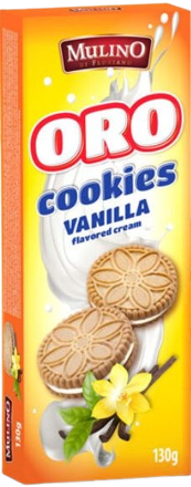 MULINO COOKIES 130g vanilkové sušienky