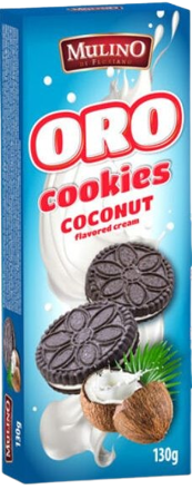 MULINO COOKIES 130g kokosové sušienky