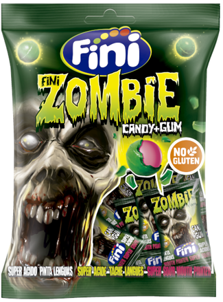 ZOMBIE GUM 75g farbiace žuvačky