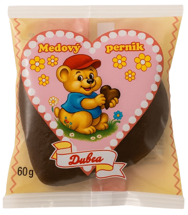 DUBEA SRDIEČKO 60g medový perník