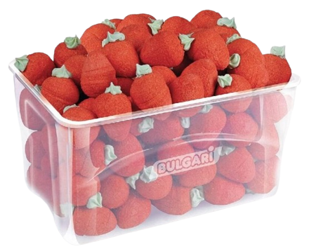BULGARI JAHODY cukrovinka (balenie:60ks 1ks=0,31eur)