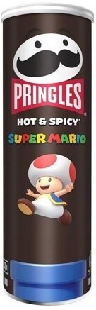 PRINGLES HOT&SPICI (SUPER MARIOO) 165g pálivé 