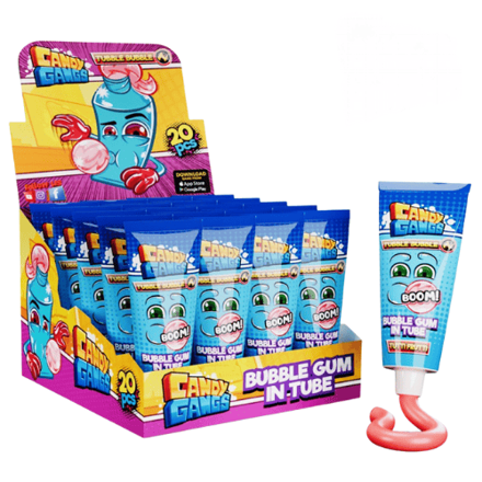 CANDY GANGS TUBBLE BUBBLE 20g žuvačka (Balenie:20ks 1ks=0,25eur)
