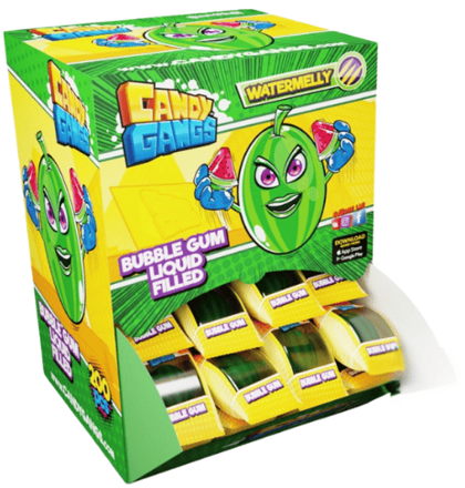 CANDY GANGS WATERMALLY 5g žuvačky (Balenie:200ks 1ks od 0,04eur)