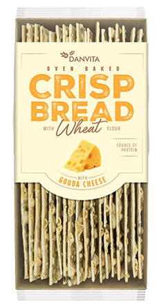 DANVITA CRISP BREAD 130g syr Gouda