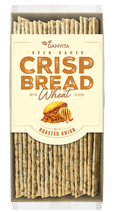 DANVITA CRISP BREAD 130g cibuľa