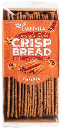 DANVITA CRISP BREAD 130g škorica