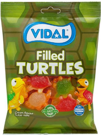 VIDAL TURTLES 90g želé cukríky 