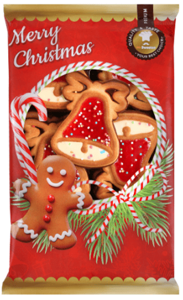 VIANOCE ZVONČEKY 200g sušienky s polevou
