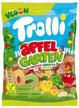 TROLLI APFELGARTEN 150g želé cukríky 