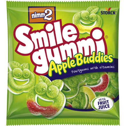 NIMM2 APPLE BUDDIES 90g želé cukríky