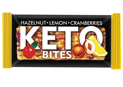 KETO BITES 60g brusnice/citrón