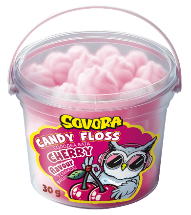 CUKROVÁ VATA 30g višňová