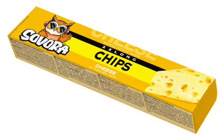 LONG CHIPS CHEESE 50g syrové (box)