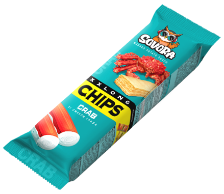 LONG CHIPS CRAB 70g krabie