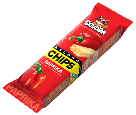 LONG CHIPS PAPRIKA 70g paprikové