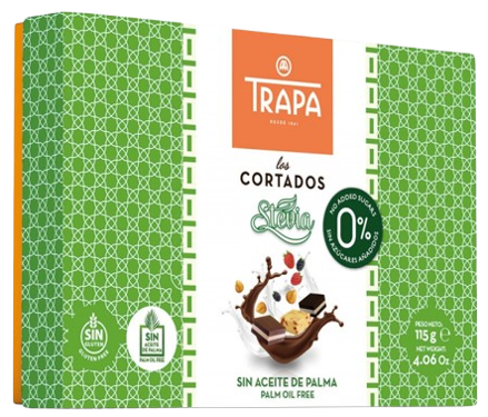 TRAPA CORTADOS STEVIA 115g dezert