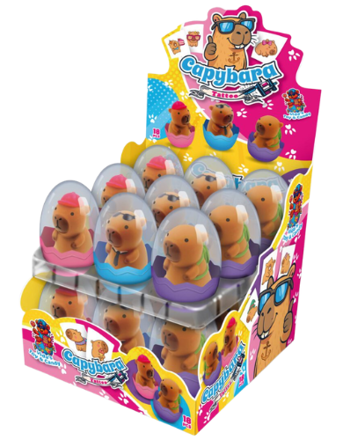 CAPYBARA TATTOS 10g cukríky s hračkou (Balenie:18ks 1ks od 0,85eur)