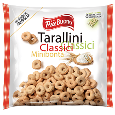 PIU BUONO TARALLINI CLASSIC 210g snack