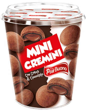 PIU BUONO MINI CREMINI 125g čokoládové sušienky