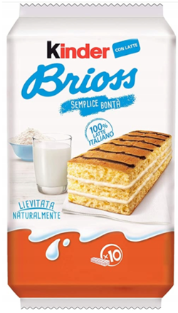 KINDER BRIOSS MILK 270g mliečne koláčiky