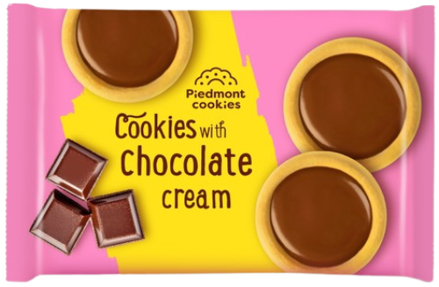 PIDEMONT COOKIES 180g sušienky s čokokrémom 