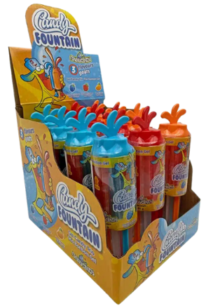 CANDY FOUNTAIN 51g zábavná cukrovinka (Balenie:12ks 1ks od 0,85eur)