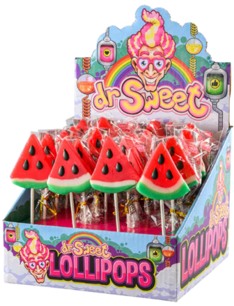 FELKO LOLLIPOPS 17g melónové lízatka (Balenie:24ks 1ks od 0,45eur)