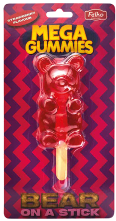 MEGA GUMMIES MACKO 120g ovocné želé 