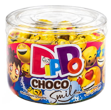 DIPPO SMILE 5g čokoládky (Balenie:100ks 1ks od 0,05eur) 