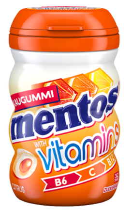MENTOS VITAMINS 52g ovocné žuvačky