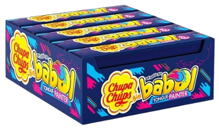 BIG BABOL PAINTER 27,6g farbiace žuvačky (Balenie:20ks 1ks od 0,25eur)