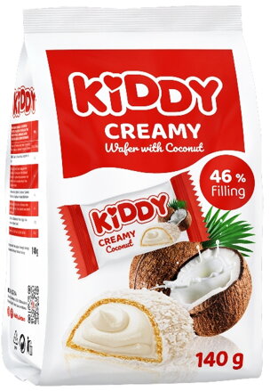 KIDDY CRAMY 140g kokosové bonbóny
