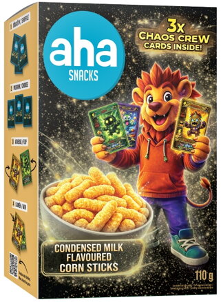 AHA SNACK YELLOW 110g mliečne chrumky 