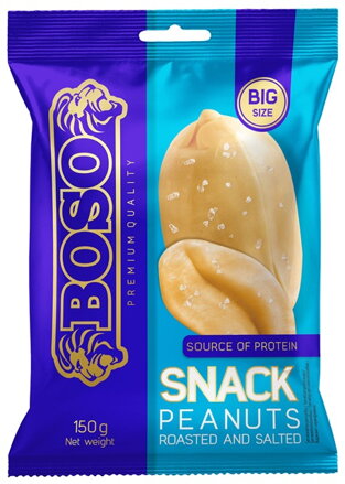 BOSSO PEANUT 150g arašídy lúpané