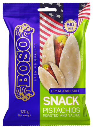 BOSO PISTACHIOS 120g pistácie