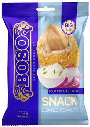 BOSO SNACK 140g smotana-cibula
