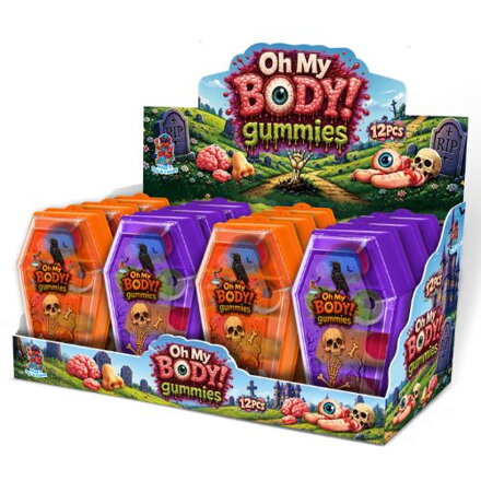 OH MY BODY 25g záavná cukrovinka (Balenie:12ks 1ks od 0,69eur)