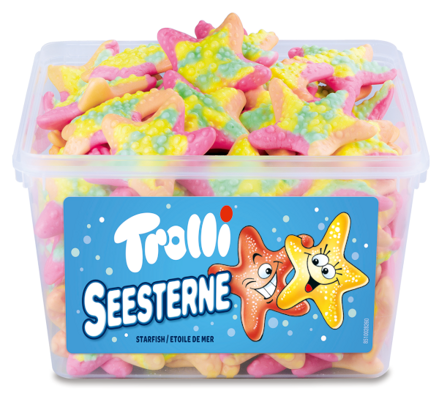 TROLLI HVIEZDA 13g,želé (balenie 75ks 1ks od 0,13eur)