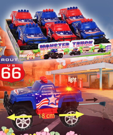 MONSTER TRUCK 10g hračka+cukríky (balenie:6ks 1ks=1,75eur)