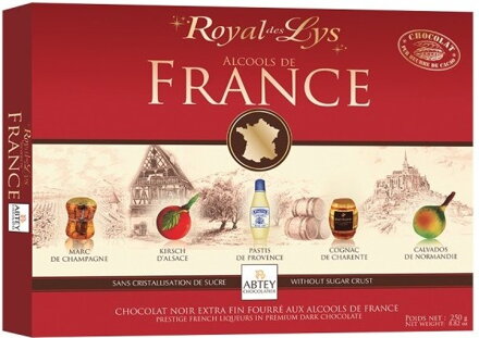 ROYAL des LYS FRANCE 250g liquérové pralinky
