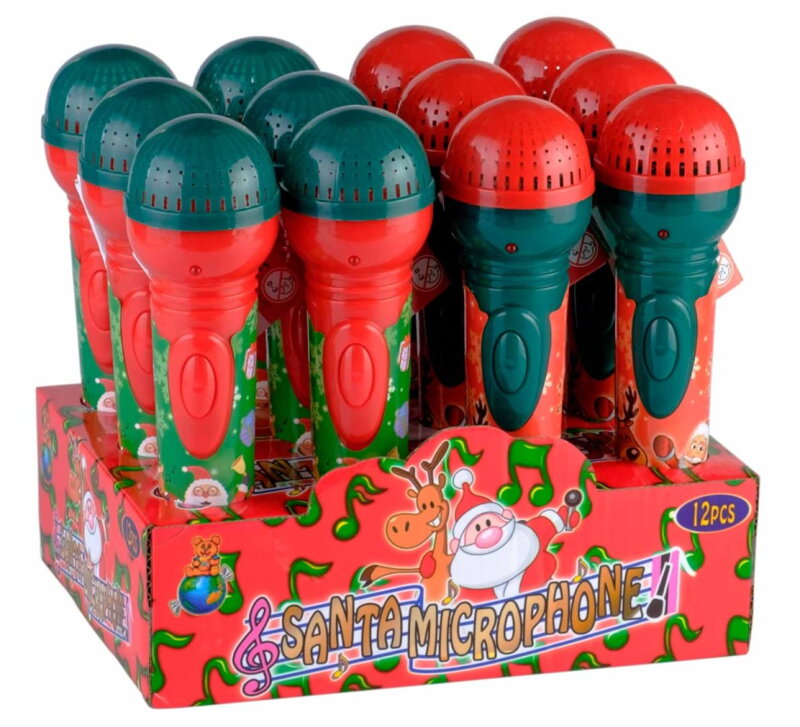 SANTA MICROPHONE 10g hračka s cukríkmi (Balenie:12ks 1ks od 1,25eur) SANTA MICROPHONE 10g hračka s cukríkmi (Balenie:12ks 1ks od 1,25eur)