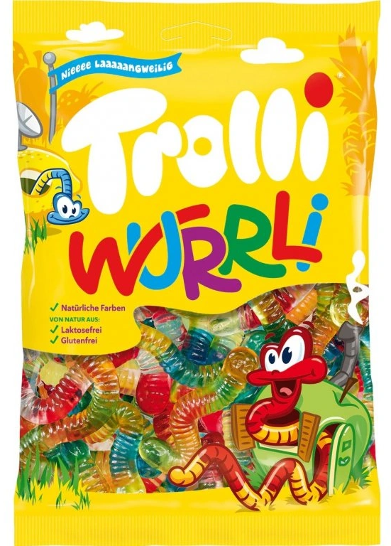 TROLLI WURRLI 200g želé cukríky 