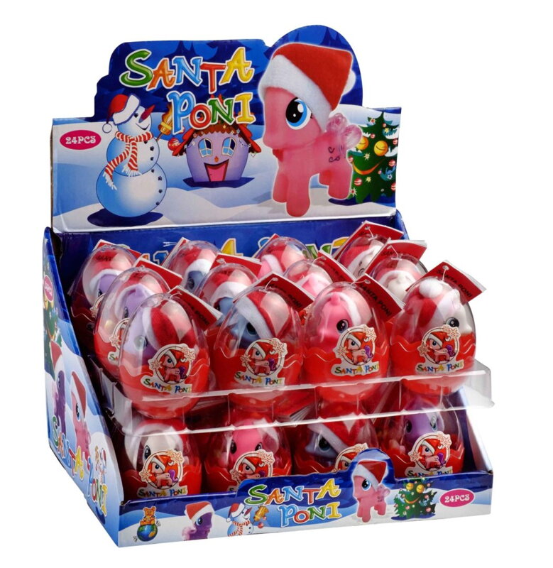 SANTA PONI 10g hračka s cukríkmi (Balenie:24ks 1ks=0,90eur) SANTA PONI 10g hračka s cukríkmi (Balenie:24ks 1ks=0,90eur)