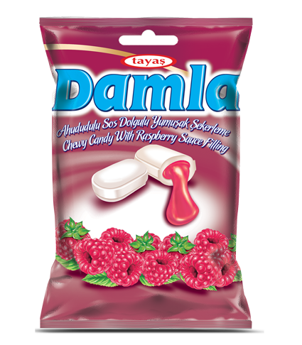 DAMLA RASPBERRY 90g malinové cukríky DAMLA RASPBERRY 90g malinové cukríky
