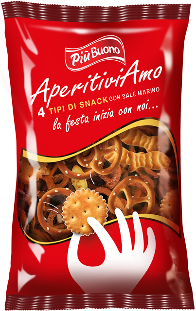 PIU BUONO APERITIVIAMO 350g mix 